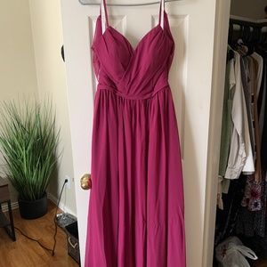 Orchid Floor Length Dress